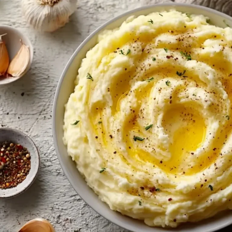 Brown Butter Garlic Mashed Potatoes
