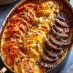 Cheesy Root Vegetable Gratin