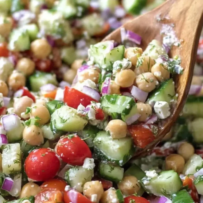 Chickpea Cucumber Salad