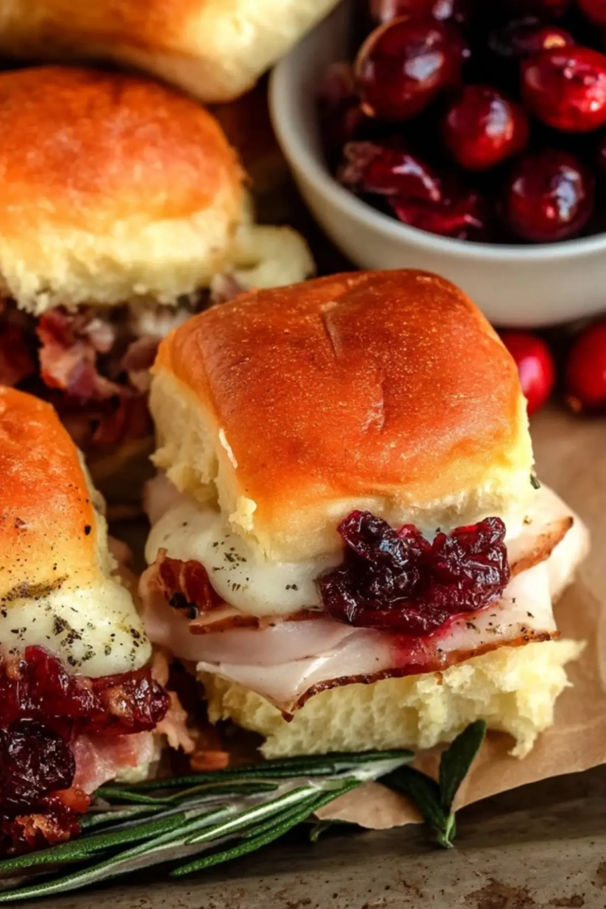 Cranberry Turkey Sliders