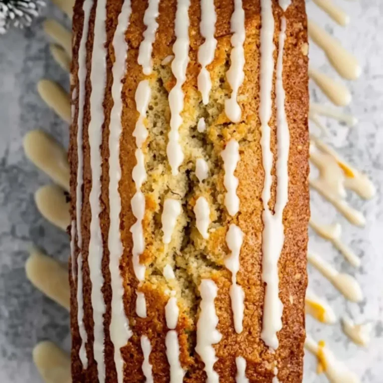 Eggnog Bread with Glaze