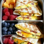 Ham, Egg, and Cheese Breakfast Quesadillas