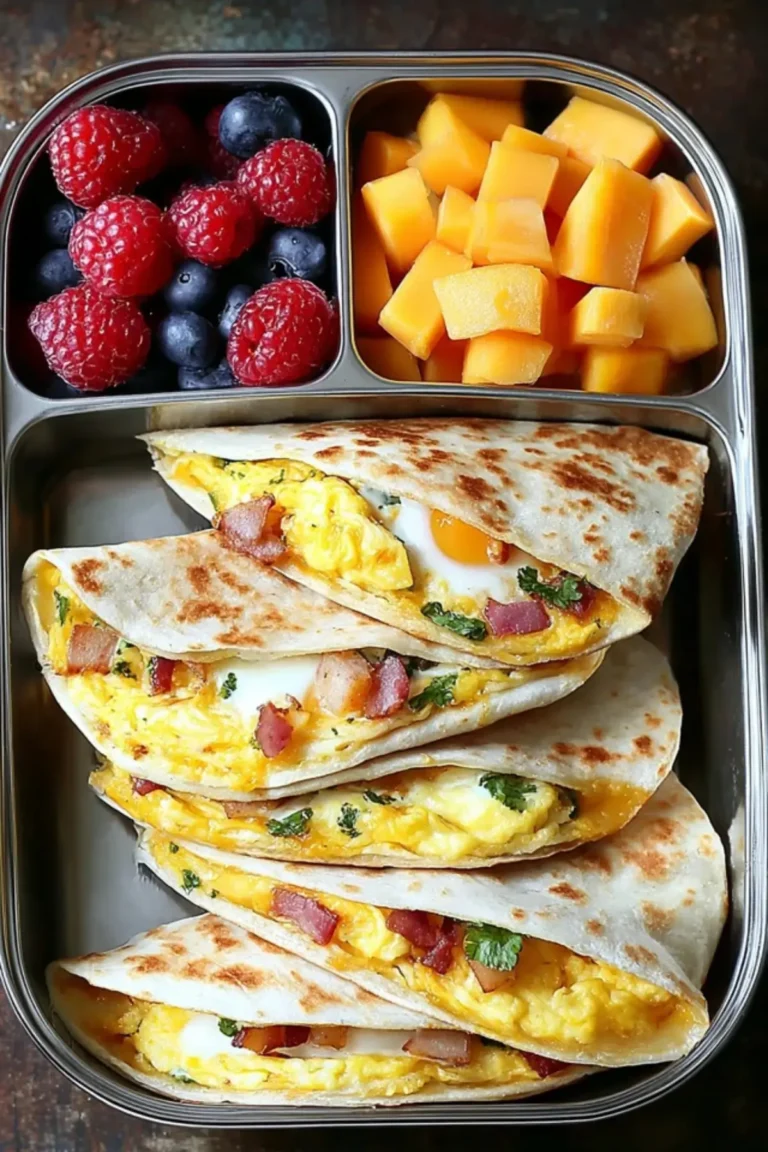 Ham, Egg, and Cheese Breakfast Quesadillas