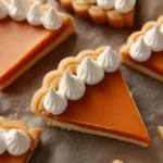 Mini Pumpkin Pie Slice Cookies
