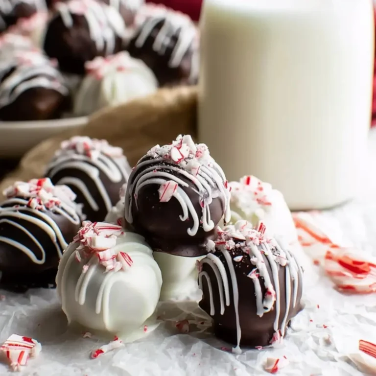 Peppermint Oreo Truffle Balls