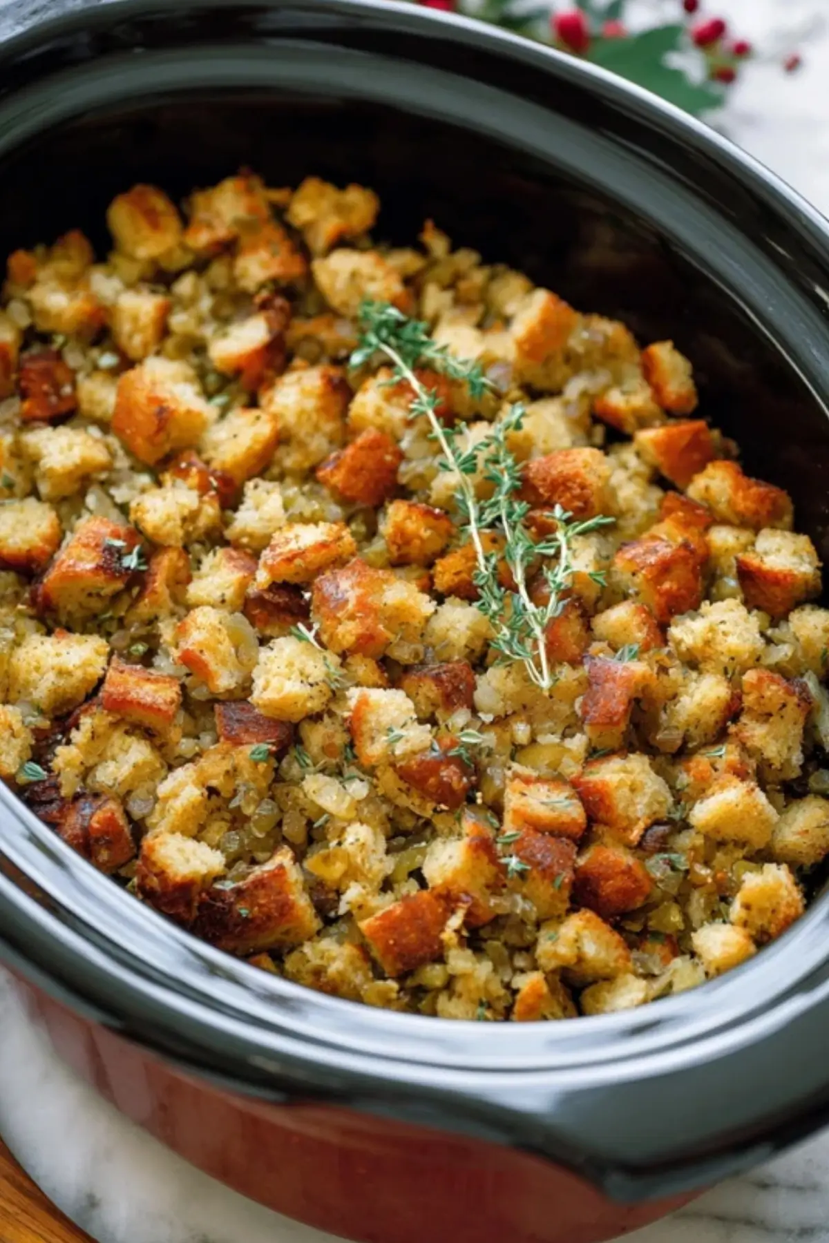 Slow Cooker Stuffing