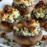 Stuffed Mushrooms Christmas Appetizer