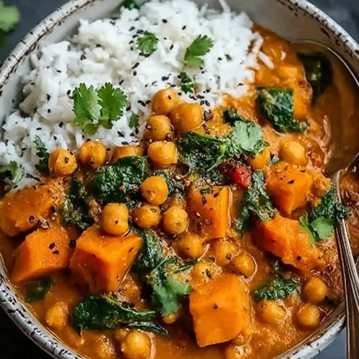 Sweet Potato Chickpea Curry