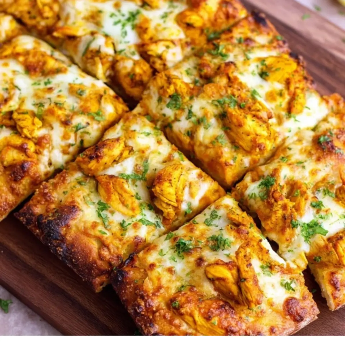 Tandoori Chicken Garlic Bread