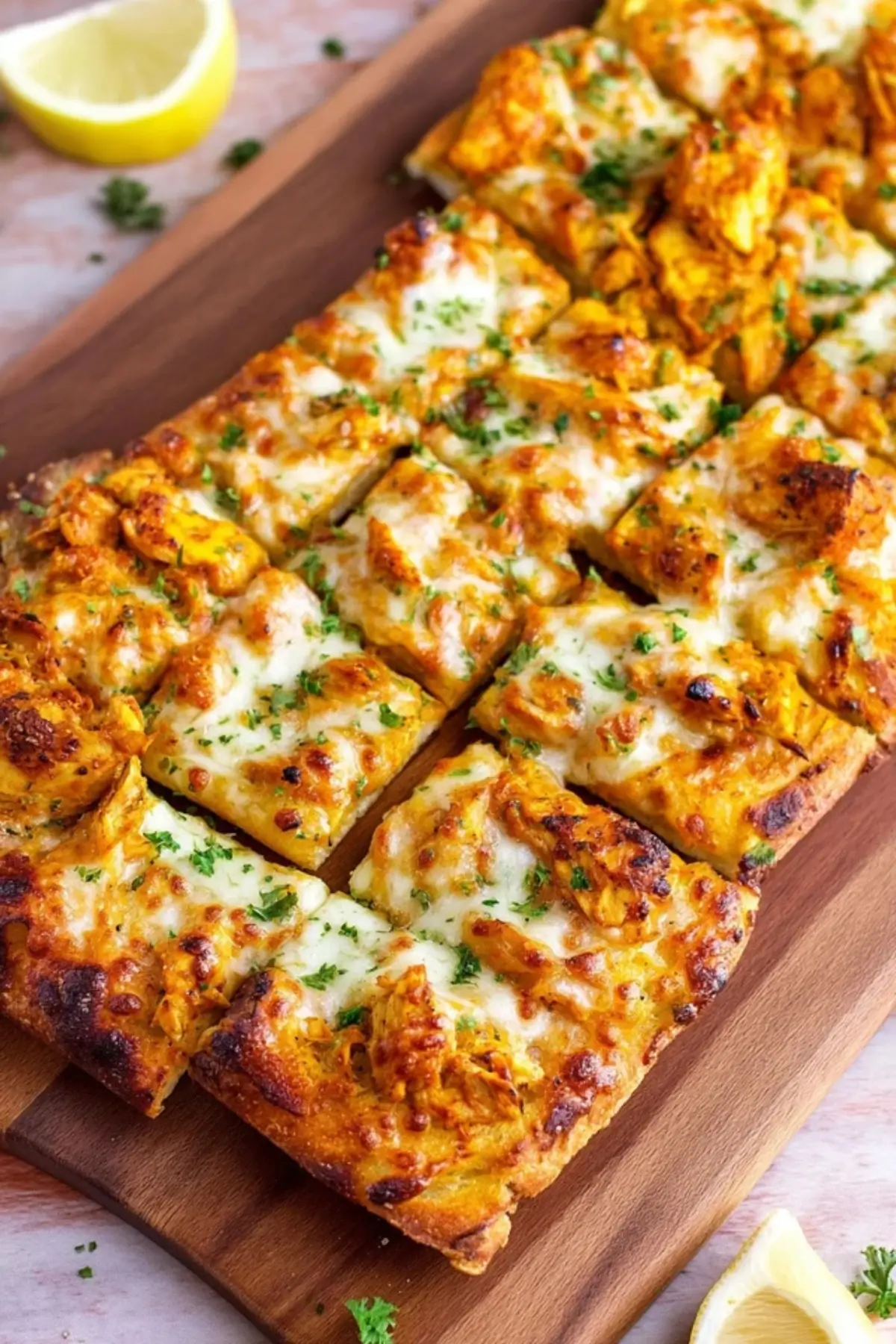 Tandoori Chicken Garlic Bread