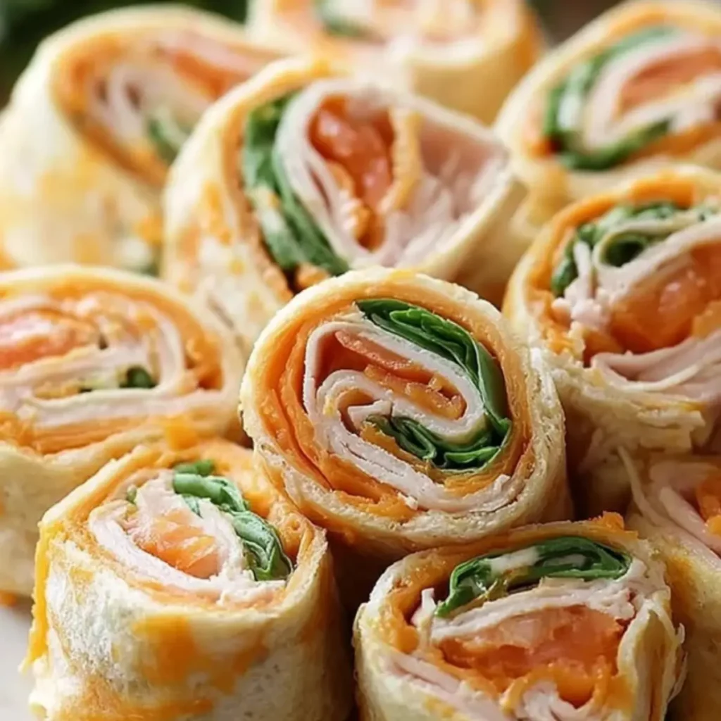 Turkey Cheddar Roll Ups