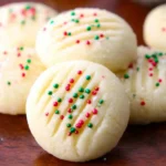 Whipped Shortbread Cookies