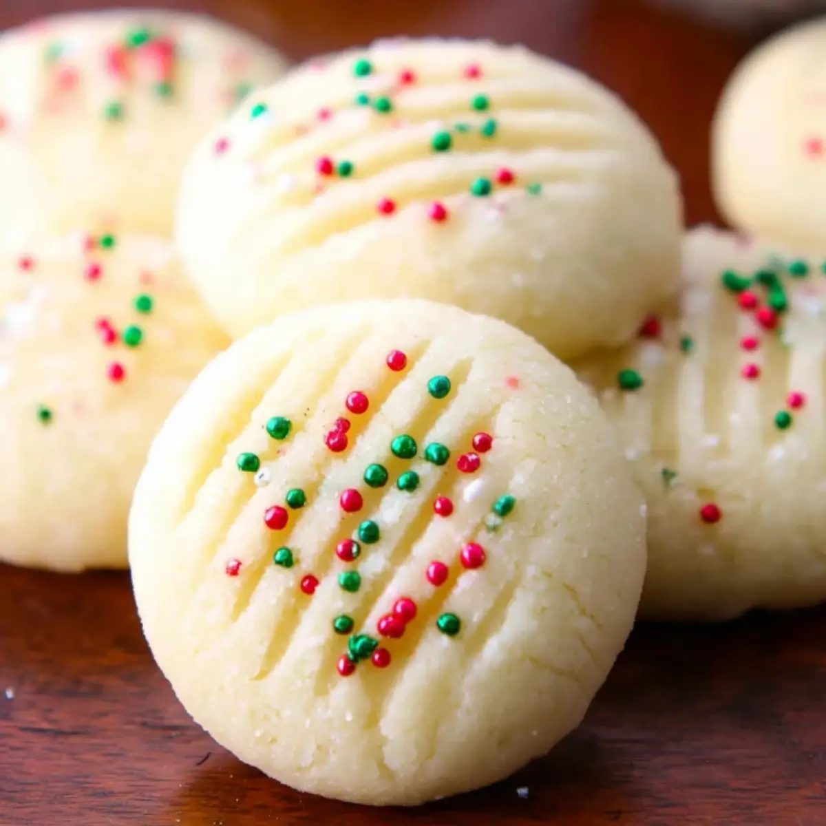 Whipped Shortbread Cookies