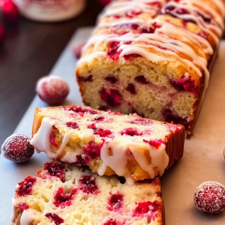 cranberry eggnog bread