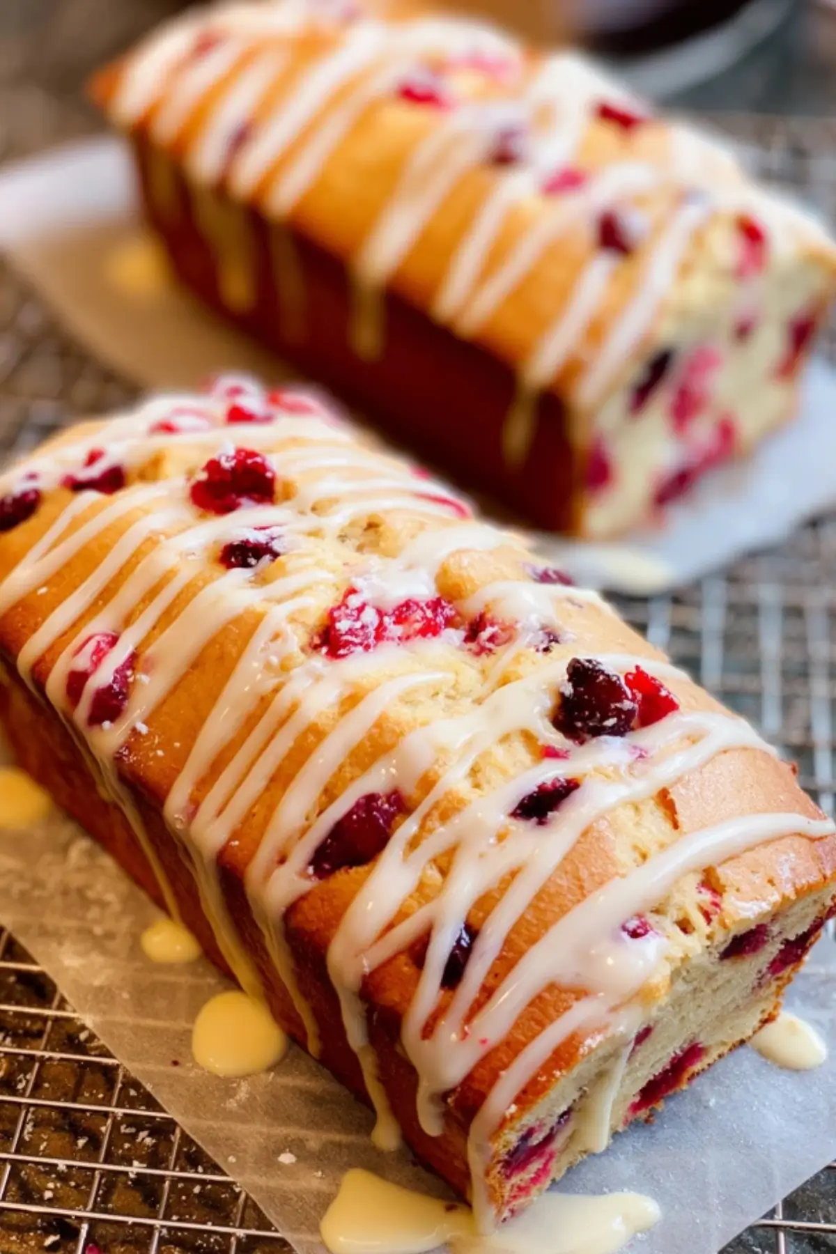 cranberry eggnog bread
