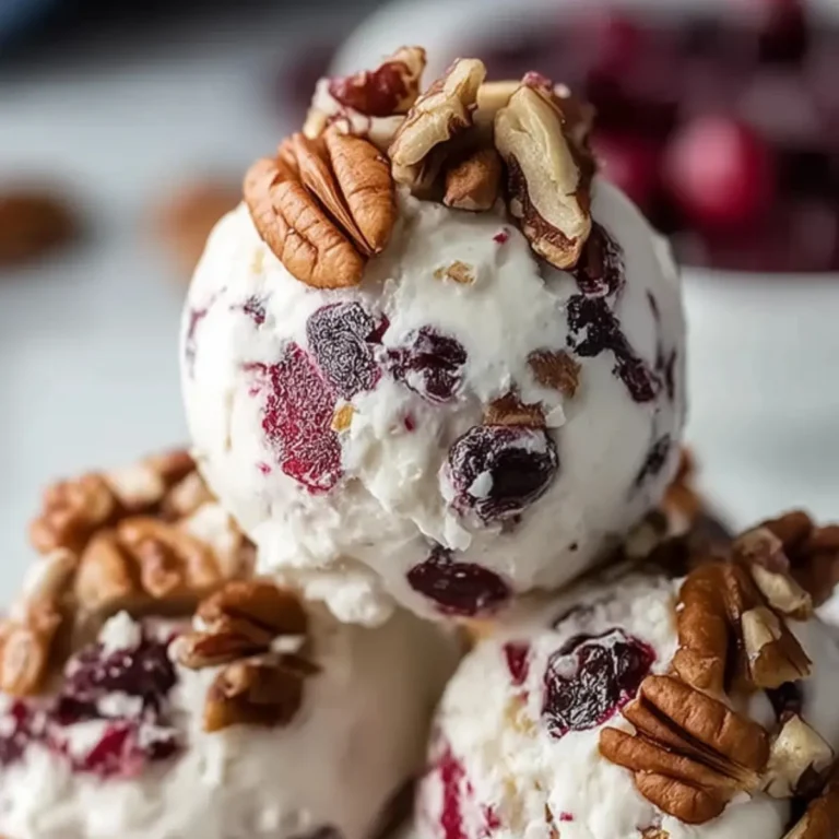 cranberry pecan cheesecake ball