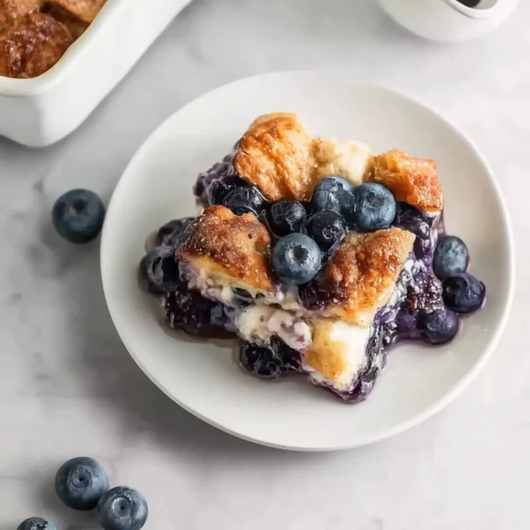 Blueberry French Toast Casserole
