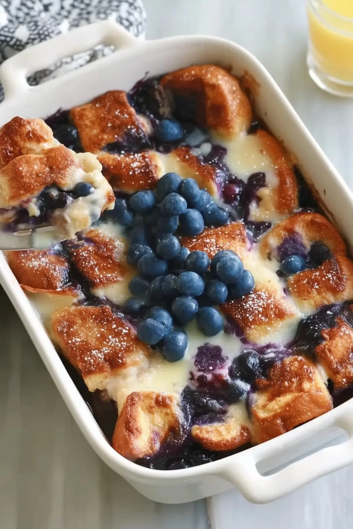 Blueberry French Toast Casserole