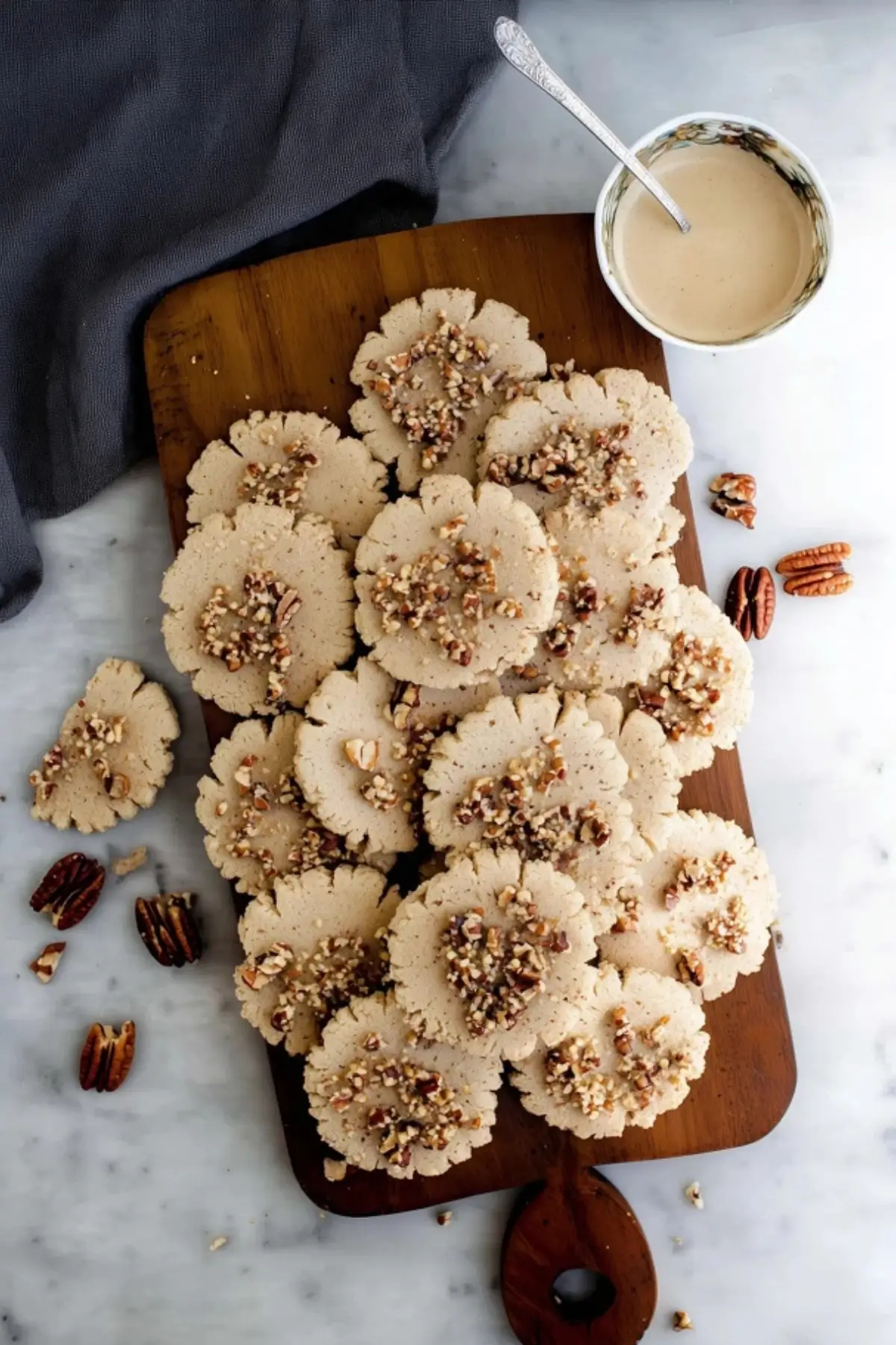 Brown Butter Maple Pecan Cookies