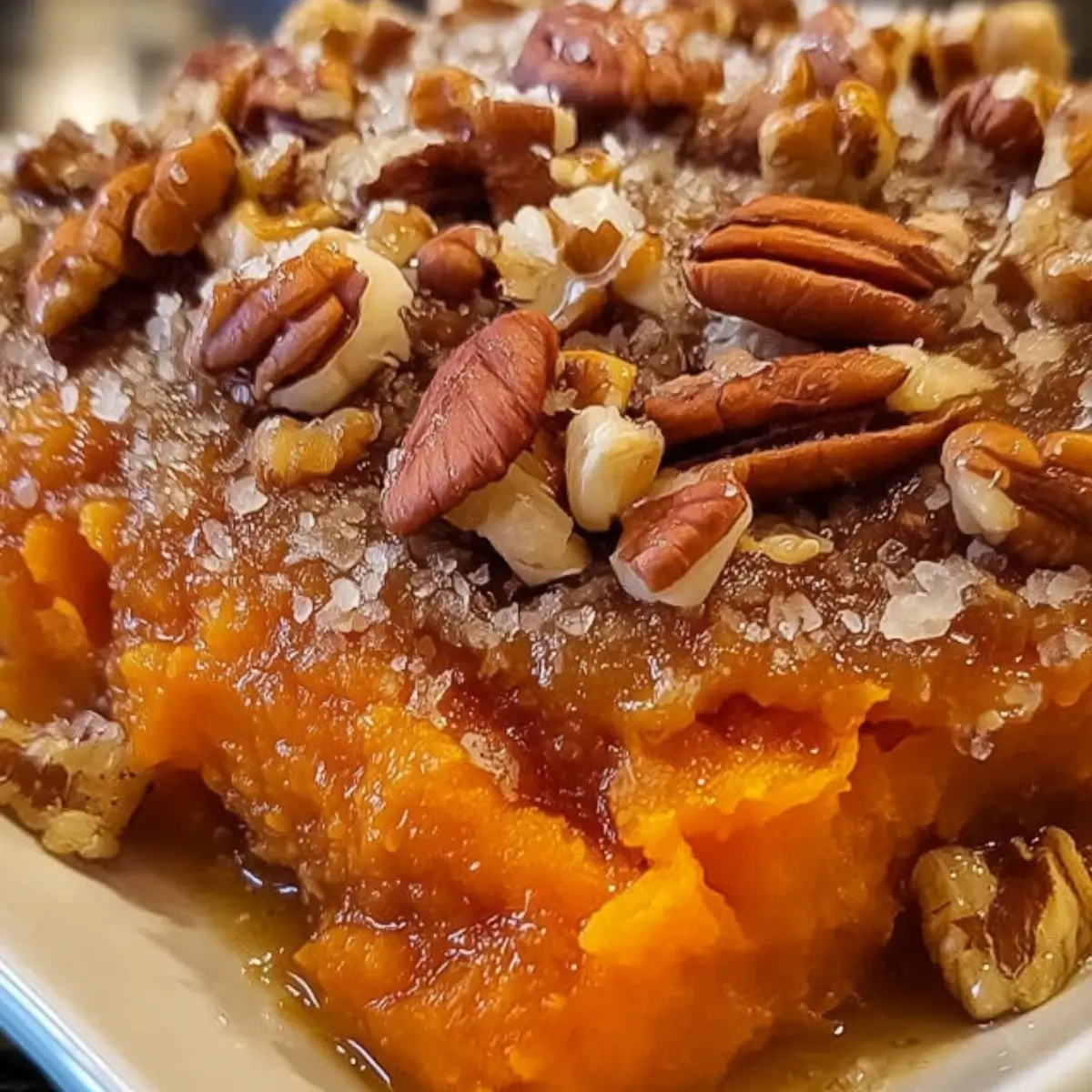 Brown Sugar Pecan Sweet Potato Casserole