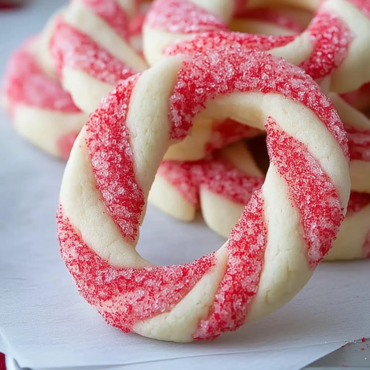 Candy Cane Cookies