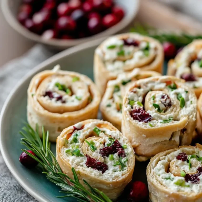Christmas Cranberry Roll Ups