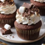 Cocoa Marshmallow Cupcakes