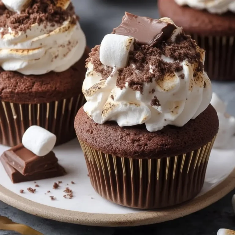 Cocoa Marshmallow Cupcakes