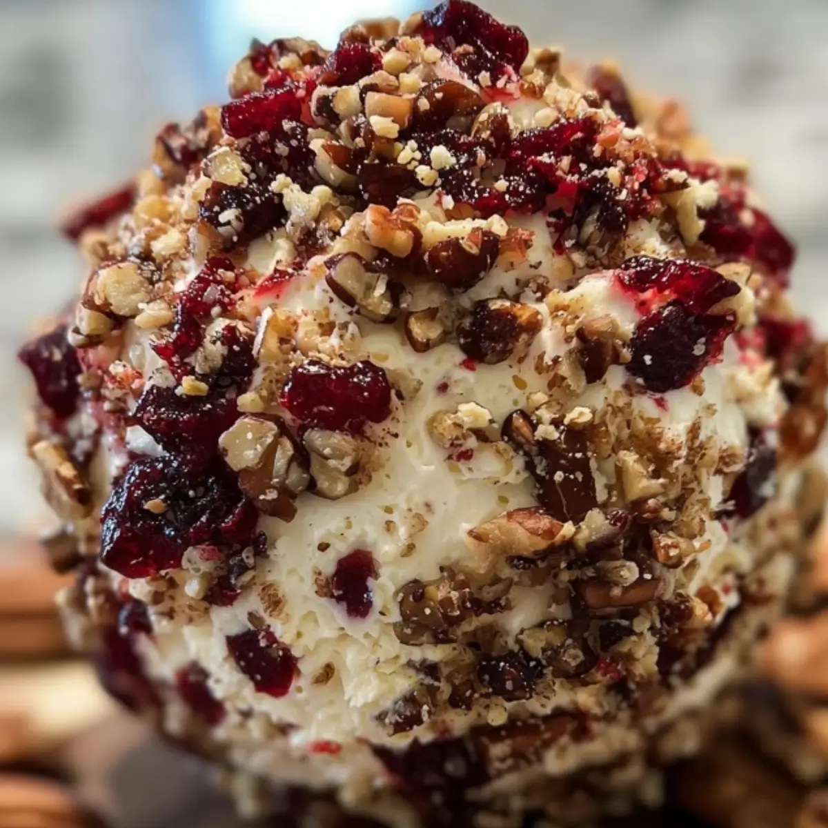 Cranberry Pecan Cream Cheese Ball