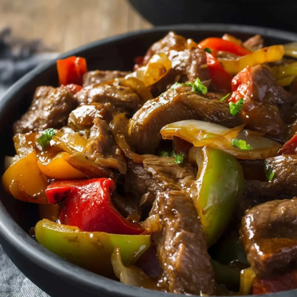 Crockpot Pepper Steak