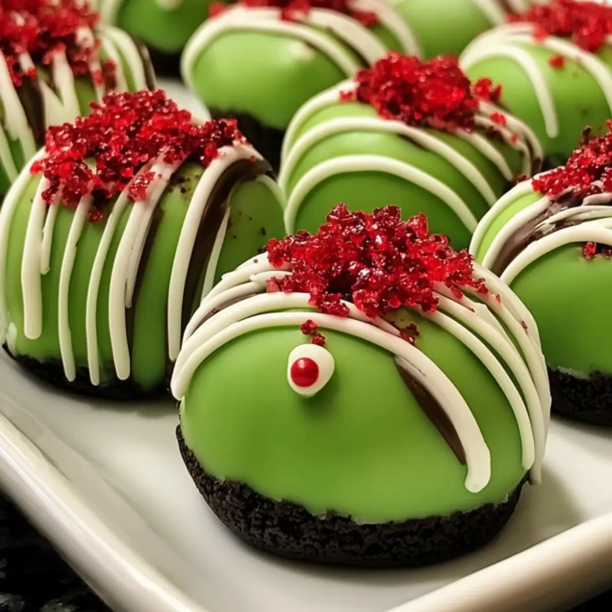 Grinch Oreo Balls