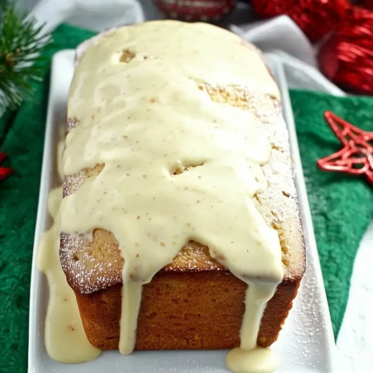 Holiday Eggnog Bread