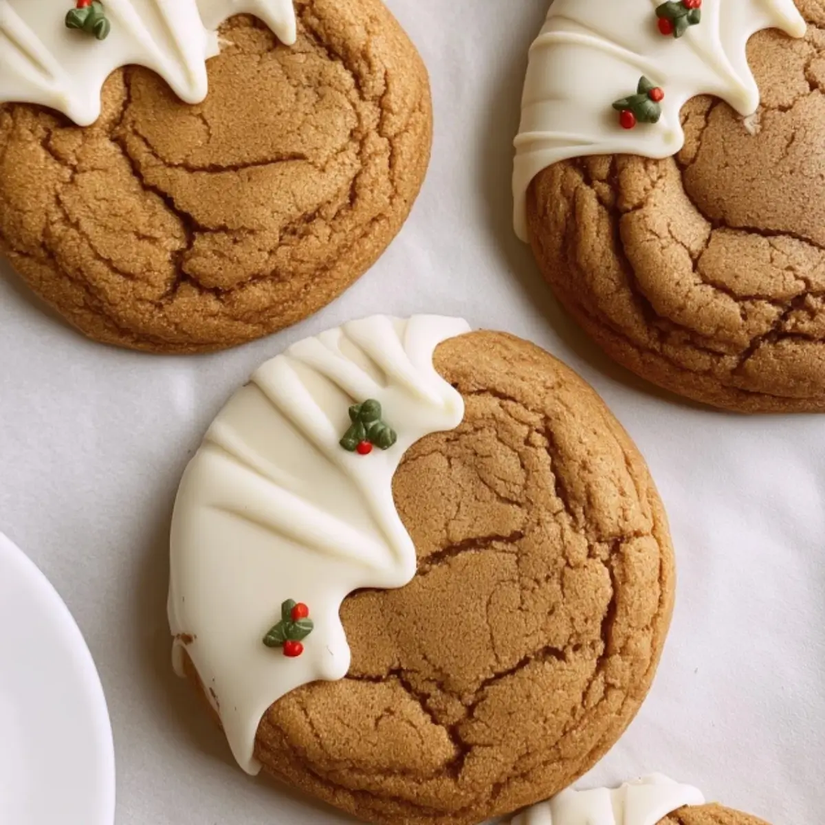 Maple Cinnamon Cookies with White Chocolate
