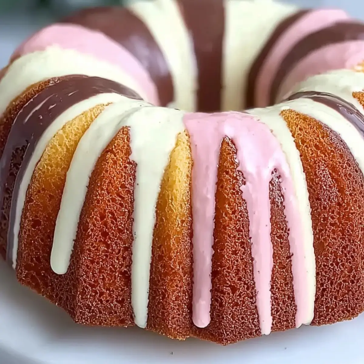 Neapolitan Pound Cake