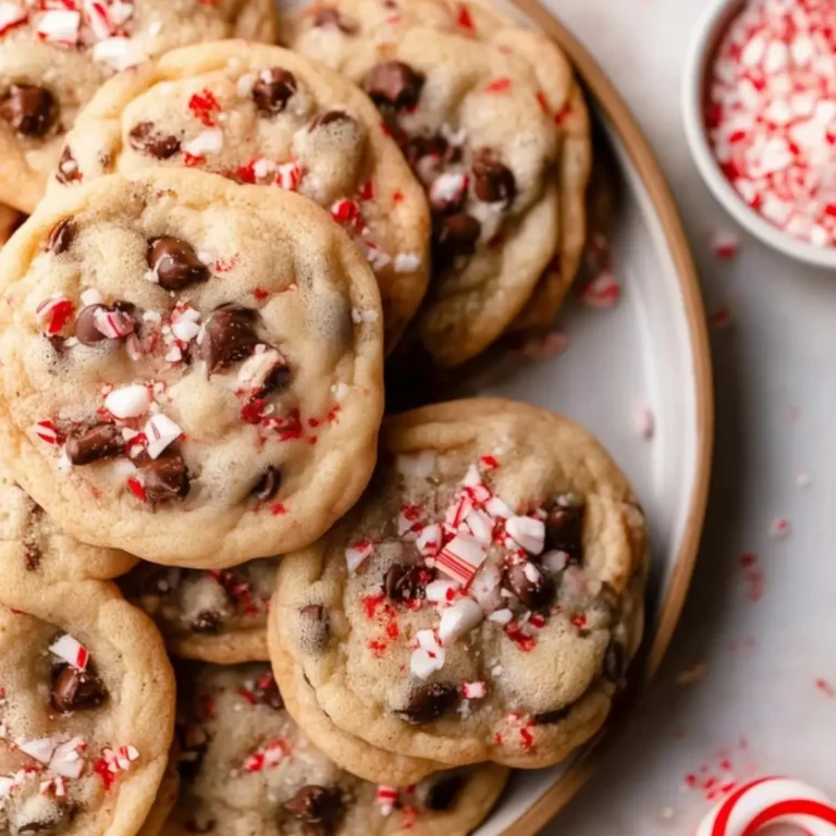 Peppermint Chocolate Chip Cookies