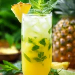 Pineapple Coconut Mojito Mocktail