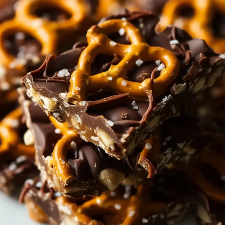 Salted Chocolate Caramel Pretzel Bars