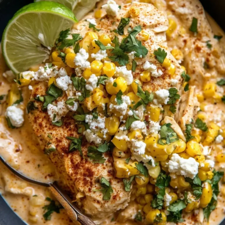 Slow Cooker Street Corn Chicken