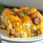 Tater Tot Sausage Breakfast Casserole