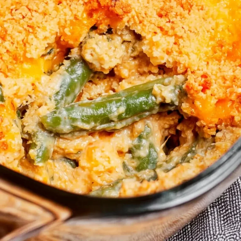 cheddar bay green bean casserole