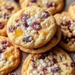 cranberry orange cookies