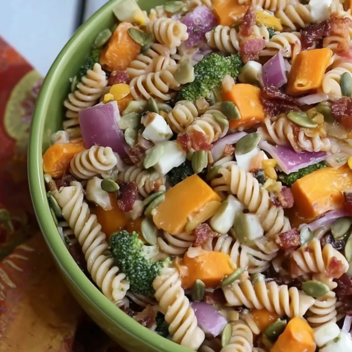 fall harvest pasta salad