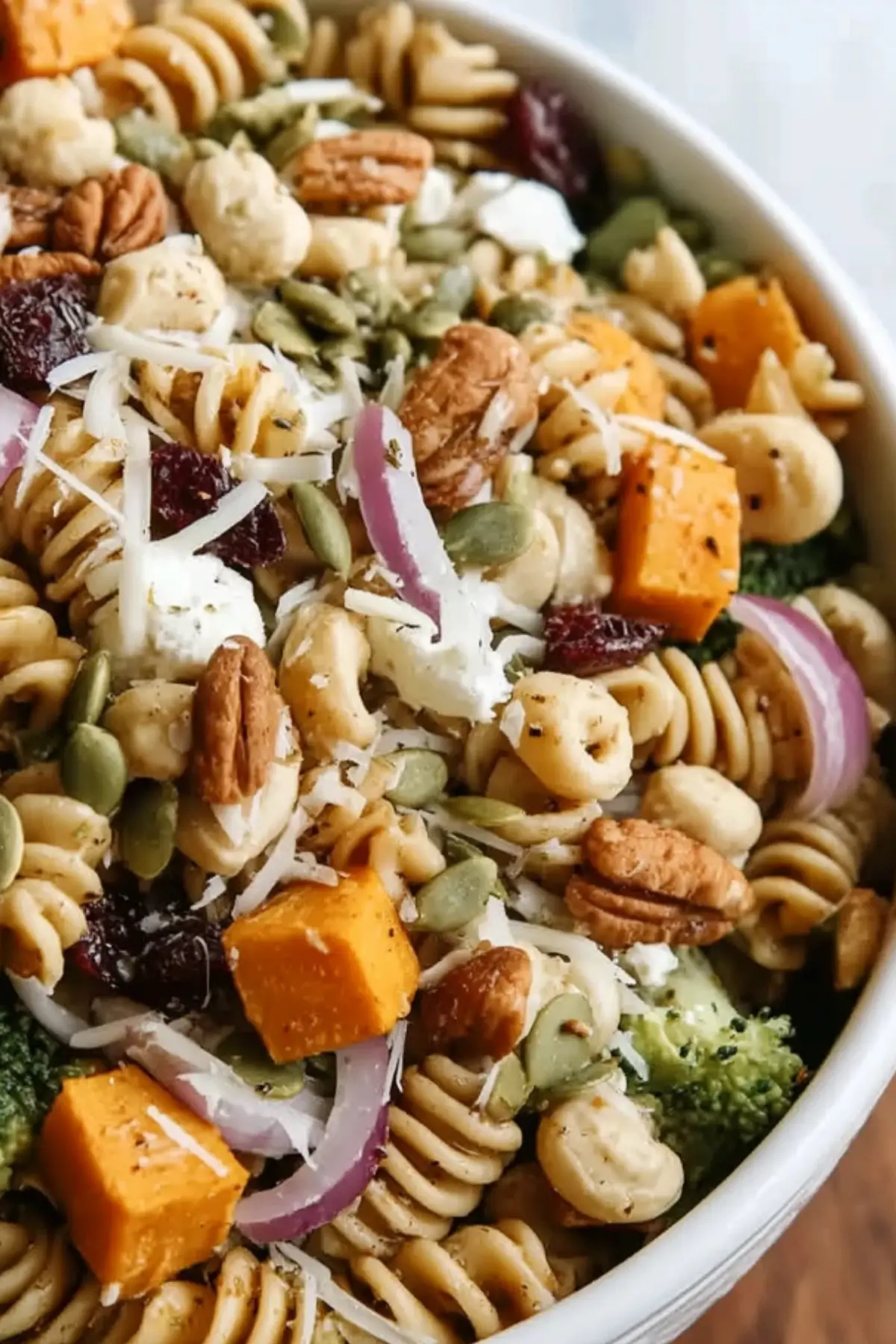 fall harvest pasta salad