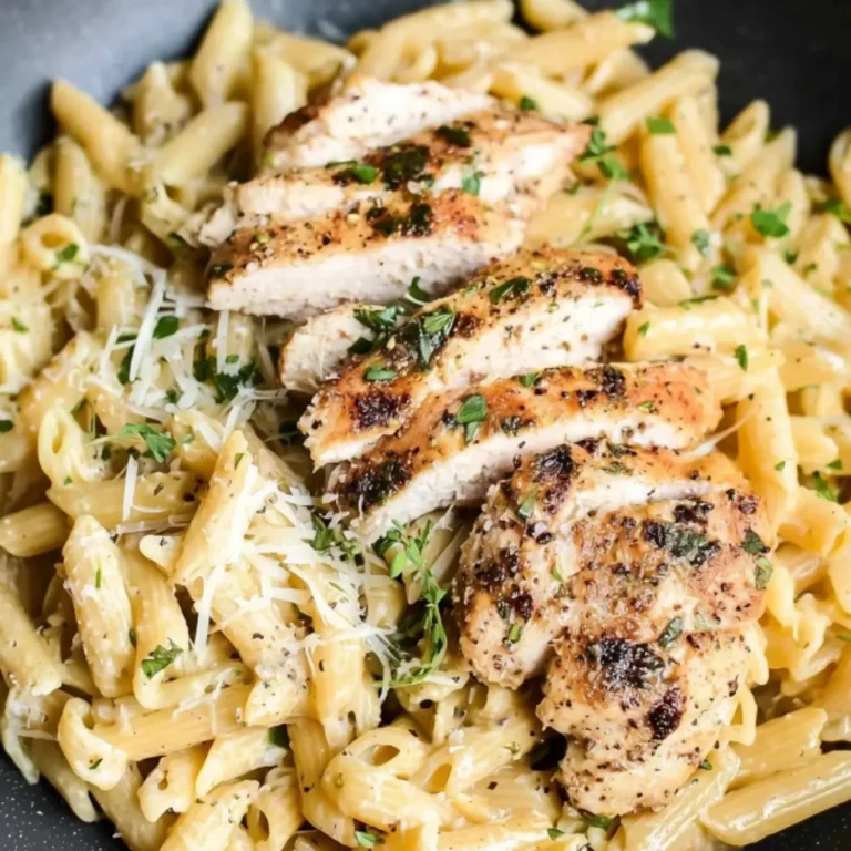 garlic parmesan chicken pasta