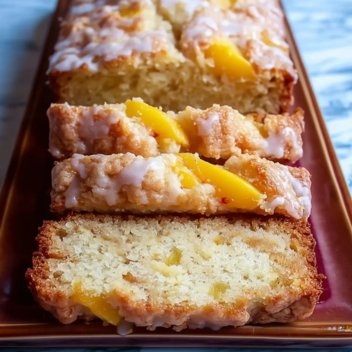 heavenly peach bread