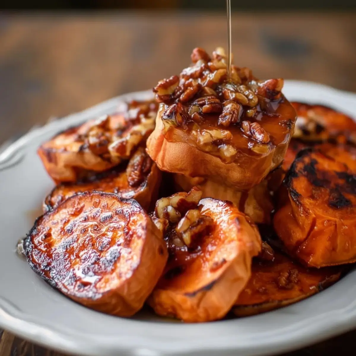 melting sweet potatoes