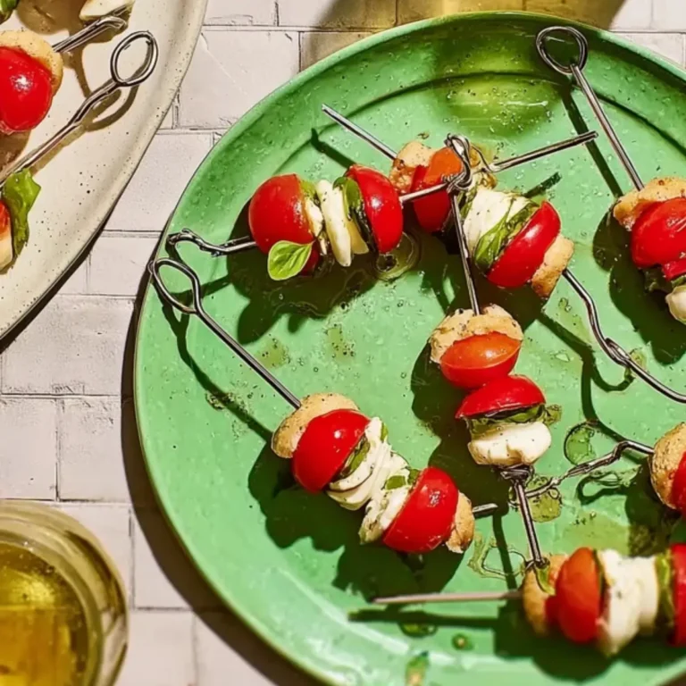 mini caprese bites