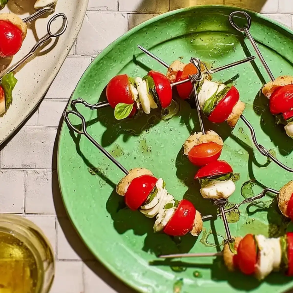 mini caprese bites