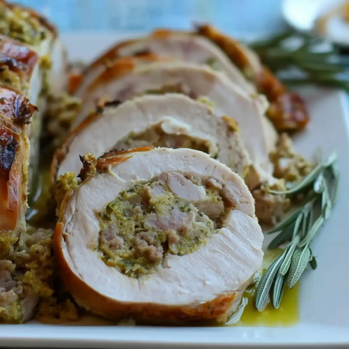 stuffed turkey breast