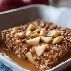 Amish-Style Apple and Cinnamon Baked Oatmeal